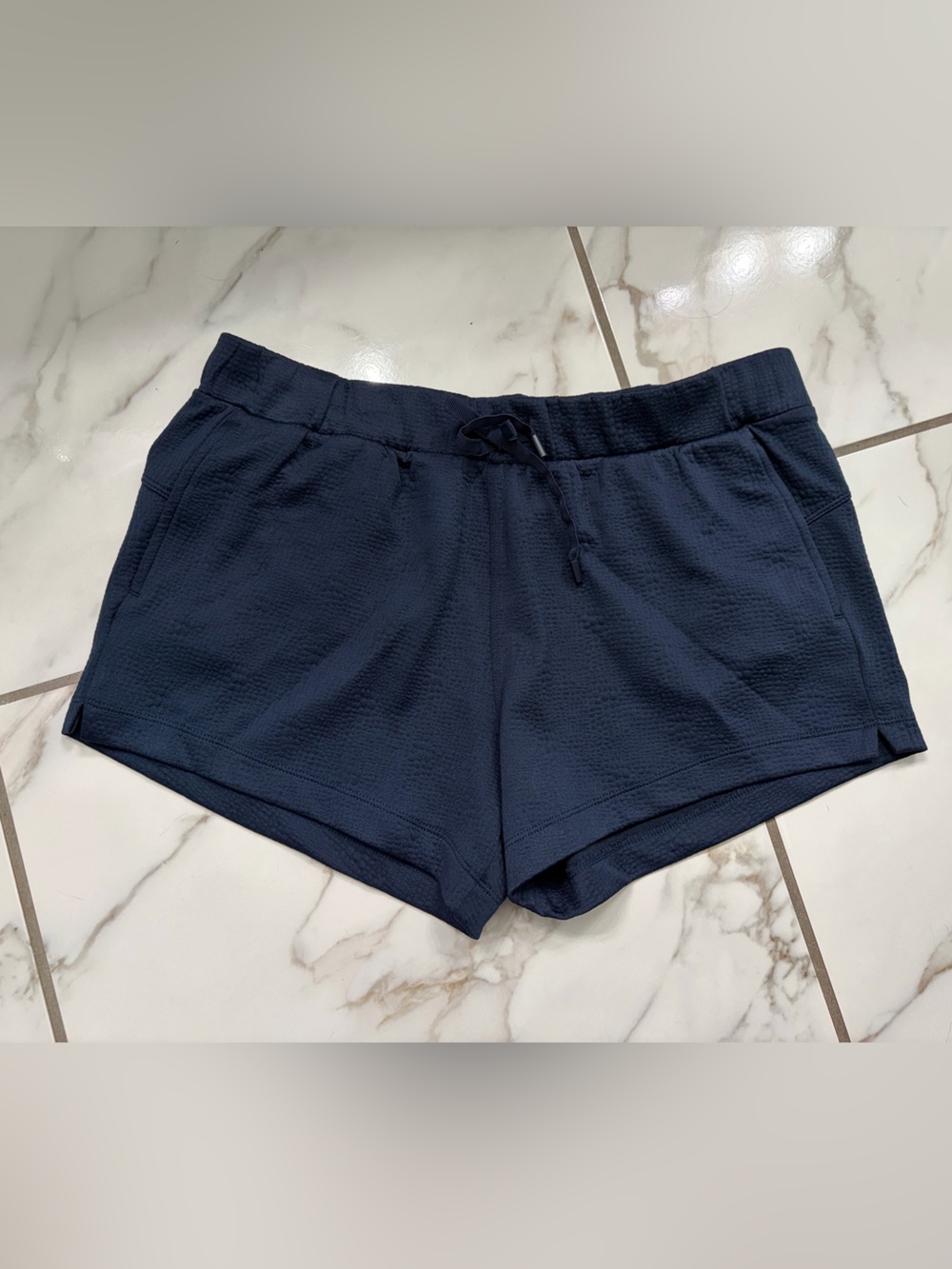 ZYIA Navy Race Pace Shorts